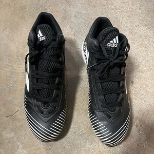 Adidas Freak MD 20 Mens Molded Football Cleats Size 10.5 Black White. Used
